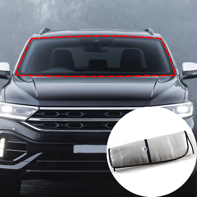 Car Front Windshield Sun Shade Visor Cover UV Block For Volkswagen T-ROC 2023