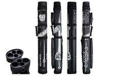 2x2 Beast Hard Oval Billiard Case 2Butts 2Shafts Carry Pool Cue Stick Case