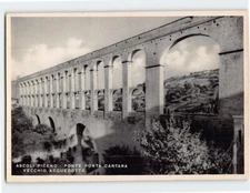 Postcard Porta Cartara Bridge and Vecchio Acquedotto  Ascoli Piceno Italy