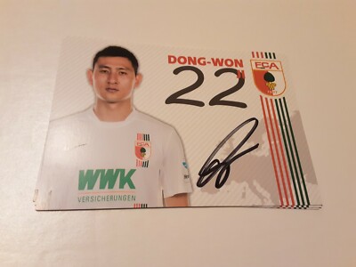 Signierte AK Dong Won Ji FC Augsburg NEU