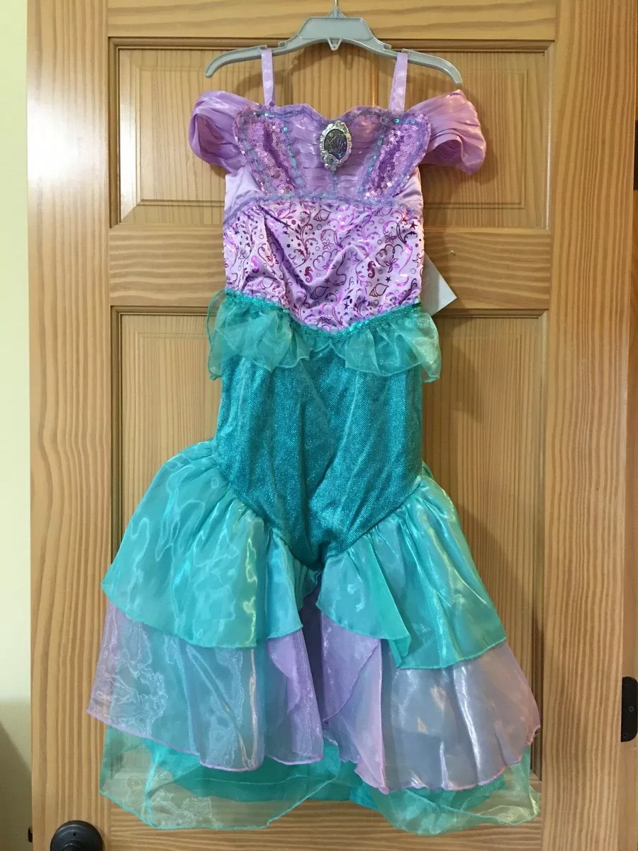 Conjunto De 2 Peças Para Meninas, Fantasia De Princesa Sereia