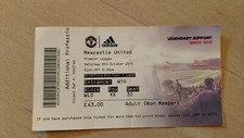 Ticket 2018 Manchester United vs. Newcastle United Premier League  33944
