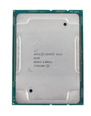 Lot of 2 Intel Xeon Gold 6140 18 Core Server CPU @ 2.30GHz LGA3647 SR3AX (HA)
