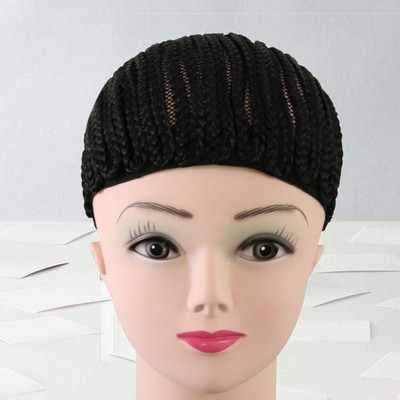  Crochetdome Wig Cap Cornrow Geflochtene Stirnbandperücke Damen Haarkappe