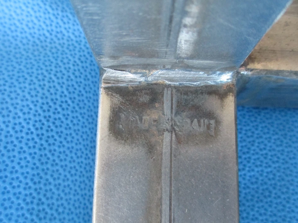 Mesa auxiliar de centro brutalista tubo cuadrado soldado acero años 70 ESPAÑA MCM poste moderno Foto 4 de 4