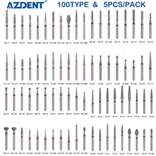 AZDENT dental paquete de fresas de diamante para piezas de mano de alta velocida
