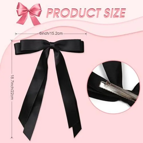 3 Pcs Hair Bows For Women Hair Ribbons For Woman Hair Bows For Girls Pink  Bow