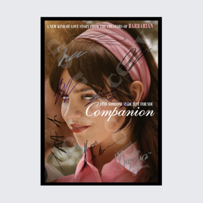 COMPANION FULL CAST SIGNED AUTOGRAPH POSTER PRINT A5 A4 A3