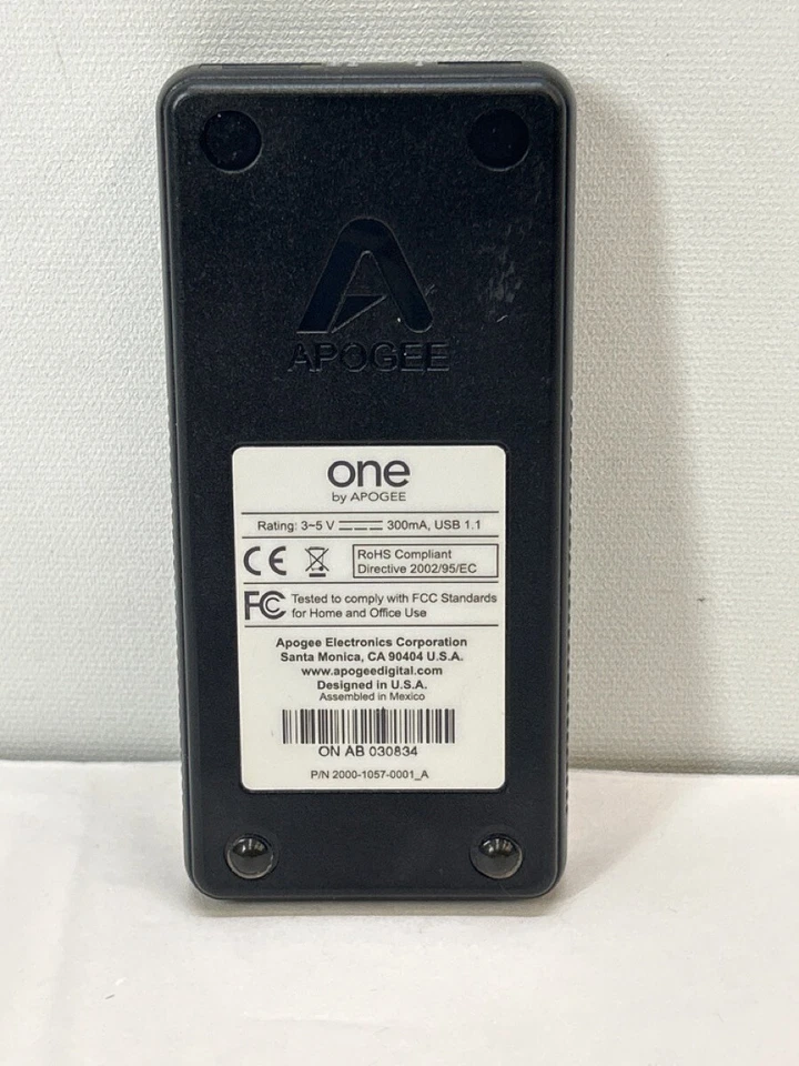 Аудиоинтерфейс Apogee ONE для Mac USB Audio 48 В Phantom Power - Изображение 2 из 4