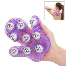 Hand Held 360-degree Roller Balls Full Body Massager Glove