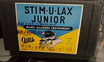 USA 1940-50s Oster Stim-u-lax Handheld Vibrating Massager Oster M-4 Junior M4 | eBay USA 1940-50s Oster Stim-u-lax Handheld Vibrating Massager Oster M-4 Junior M4 | eBay
