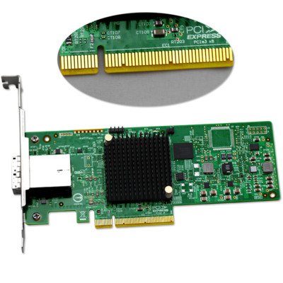 NEW LSI SAS 9300-8e 12G SAS 6G SATA 8-Port PCI-E X8 Host Bus Adapter HBA
