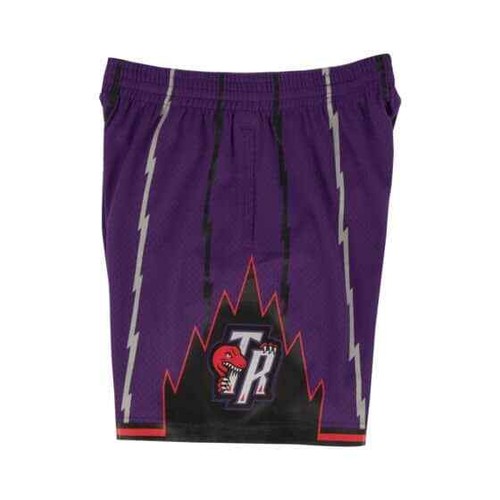 Mens Mitchell & Ness NBA Swingman Shorts Toronto Raptors Road 1998-99 - Picture 2 of 3