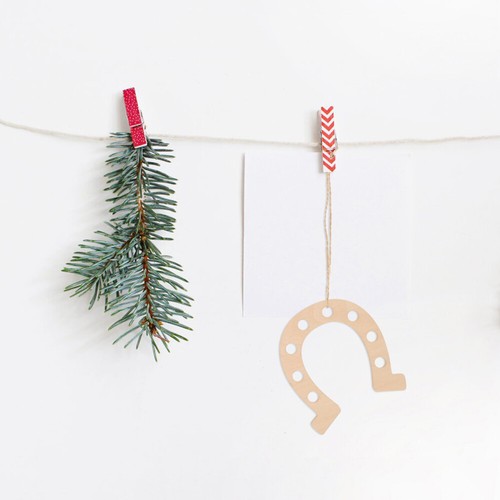 10 Piezas Colgante Madera Mini Herraduras Artesanías Decoración Pared Recortes Adorno Niño - Imagen 3 de 12
