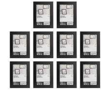 10-er Set 10x15 Ikea FISKBO Bilderrahmen schwarz