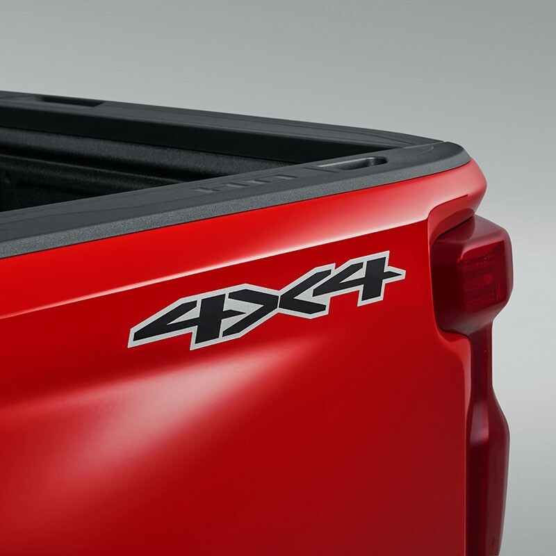 2019-2024 Chevrolet Silverado Bedside 4x4 Decal 85146630 Qty
