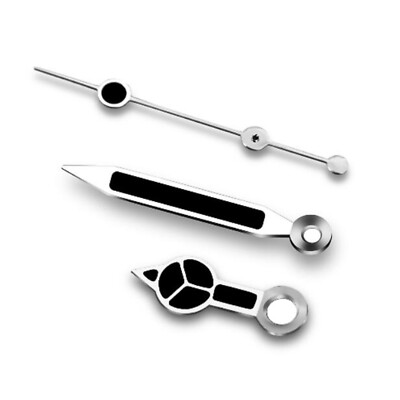 Green Luminous Black Watch Hands Needle Pointer Repair Part for NH35/36 Movement
