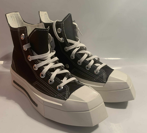 Converse Chuck 70 De Luxe Squared Hi Trainers Black UK Size 5 New in Box A06435C - Imagen 2 de 12