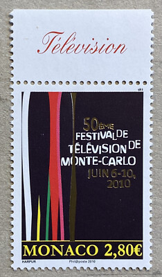 MONACO Nr.2759 Bogenrand - 50. Internationales Fernsehfestival Monte Carlo