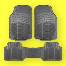 Fh Group Automotive Floor Mats - Heavy-duty Rubber Universal Fit Full Set 420