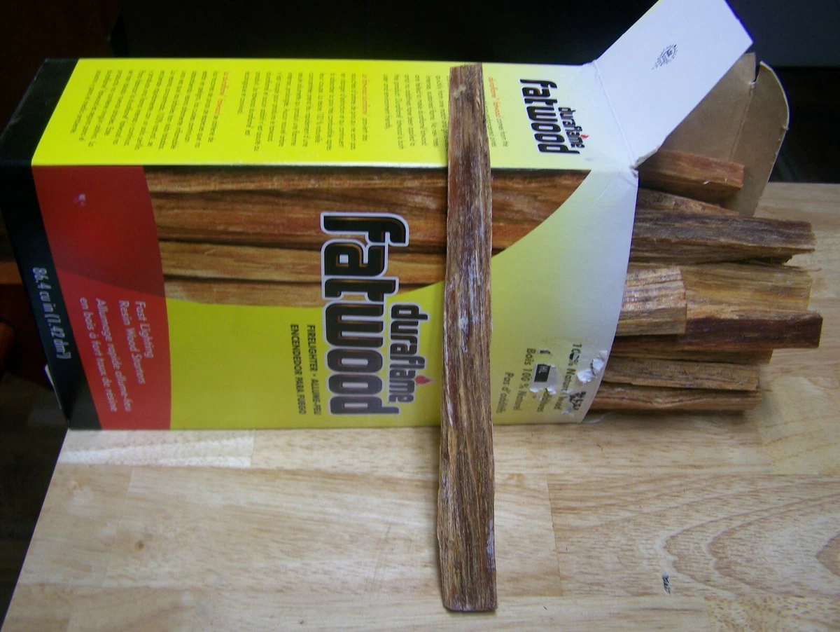DURAFLAME Fatwood Natural Wood Firestarter (wp1) no additives 2 pounds 30  LIGHTS | eBay
