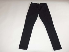 Levi's Women's 721 High Rise Skinny Jeans Size 31 Black Stretch 29" Inseam Denim
