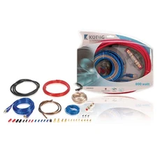 Audio Amplifier Cables and Plugs Kit for Car 800W