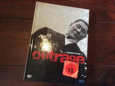 Outrage -  Limited Edition  FSK18 [Blu Ray + DVD] Mediabook Takeshi Kitano