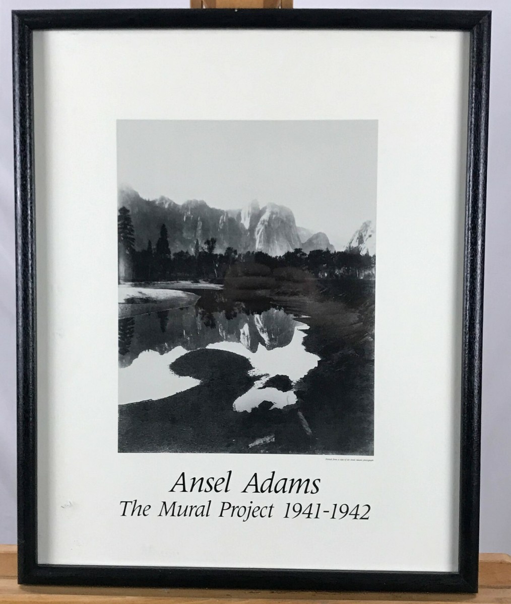 Framed Ansel Adams The Mural Project 1941-1942 Landscape