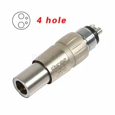Dental LED 4Hole Quick Coupler Fit LED Light E-generator Handpiece SDNK