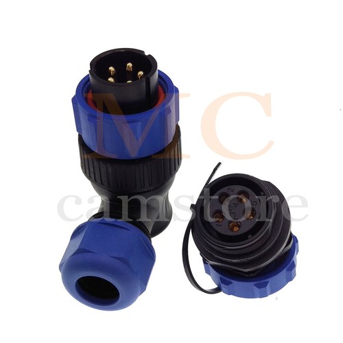 Conector de cable de panel macho + hembra WEIPU SP21 2-15 pines IP68 codo - Imagen 16 de 21