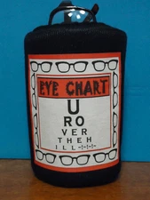 EYE CHART Over The Hill Stand-up Eye Glass Case 4 nite stand desk kitchen 