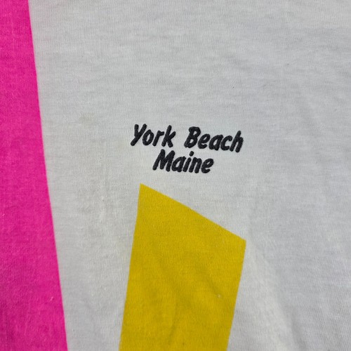 VTG Sherry's Best 90s Mickey Mouse York Beach Maine T-Shirt White Size 2XL - Picture 3 of 16