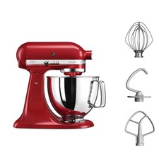 Image of KitchenAid 4.8 Litre Artisan Stand Mixer in Empire Red | 5KSM125BER | Box Opened