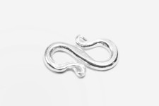 INWARIA Hakenverschluss 925 SILBER S-Haken 10/12/15 mm Verschluss, SS105