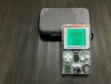 Nintendo GameBoy Light  GBL - Clear White W/ New Shell & Glass Lens **Famitsu