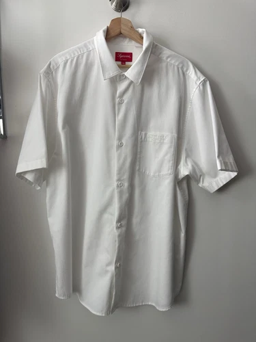 Chemise de travail manches courtes Supreme Croc Patch avec application taille XXL SS23