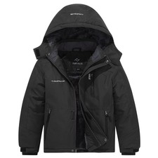 Boys Waterproof Ski Jacket Windproof Winter Coat Warm Snow Coat Outdoor Rainc...