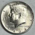 1964-D Kennedy Half Dollar. 90% Silver. Free Shipping!
