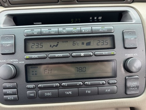 JDM TOYOTA Crown GS171 JZS171 JZS175 AC Audio Switch Panel 84010-30090 GENUINE - Picture 7 of 7