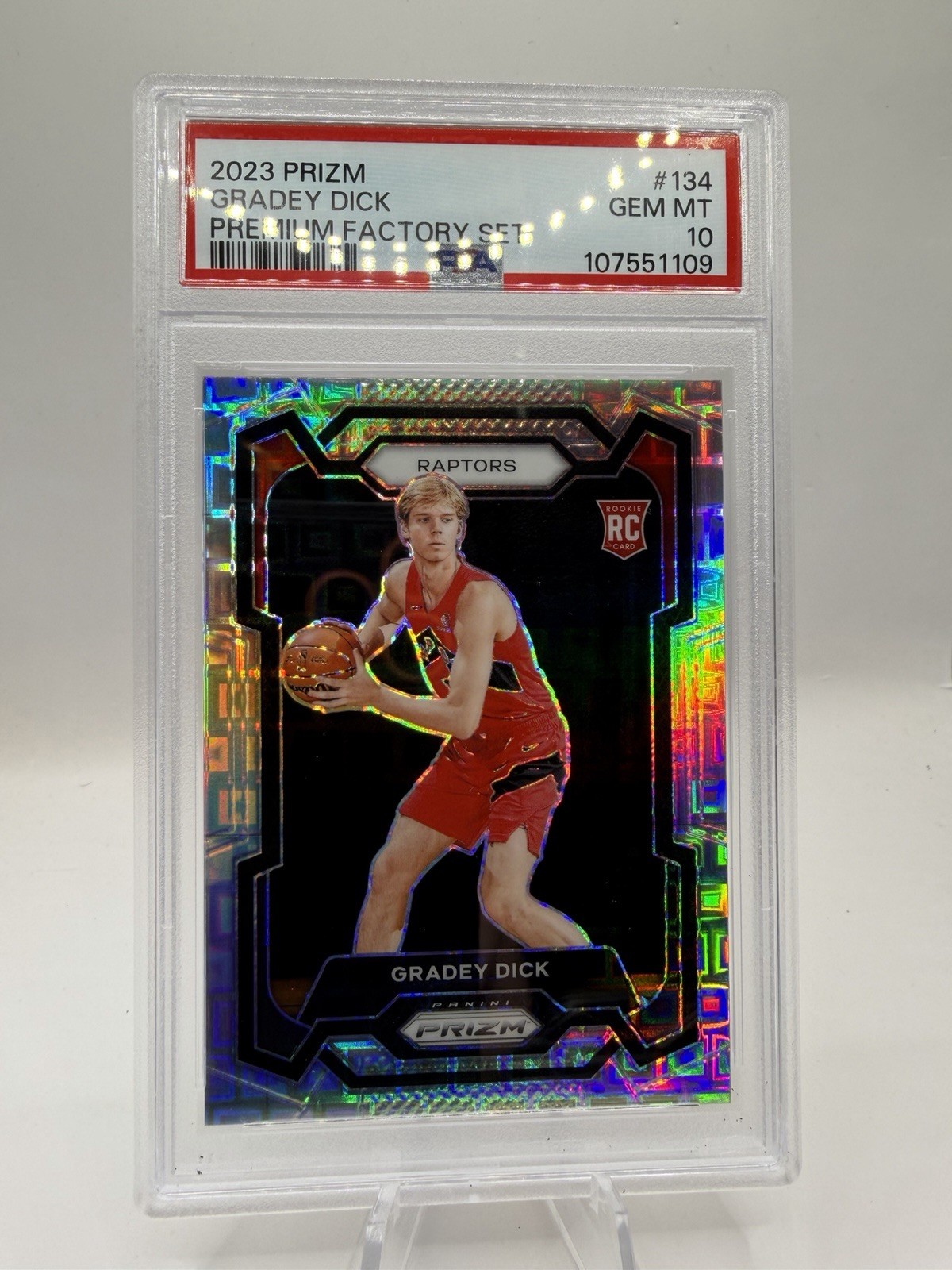 2023 Panini Prizm Premium Factory Set /150 Gradey Dick #134 PSA 10 Rookie RC