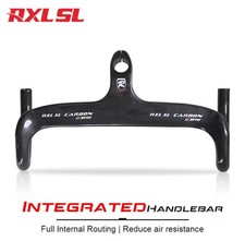 MANUBRIO FIBRA DI CARBONIO LUCIDO PER BICI DA CORSA RXL SL INTEGRATO CON ATTACCO