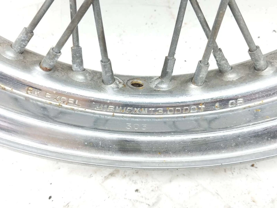 Llanta delantera recta 16 x 3,00 Kawasaki Vulcan Drifter 800 VN800 06 Foto 3 de 4