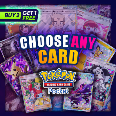   Pokemon TCG Pocket - Beliebige Karte aussuchen - Englisch - Fast Trade Service