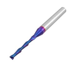 1/4 Inch Flat Nose End Mill CNC Router Bits, 2 Flute Spiral Upcut Tungsten Carbi