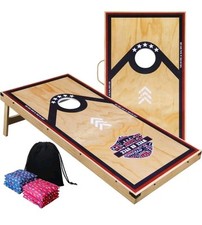 BIBELUN Cornhole Board Set,Dual Side Use,Corn...