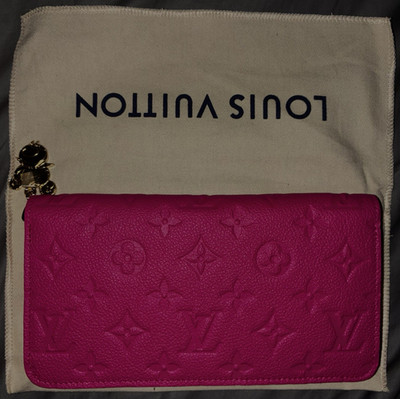 Louis Vuitton X takashi Murakami Pink Zippy Wallet