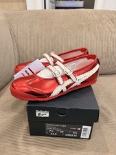 100 Authentic sz 7.5 Onitsuka Tiger Mexico 66 Ballet TGRS Red Metallic