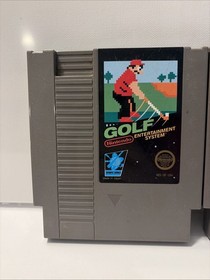 NES  2 Game Bundle- Golf, Bandai Golf Challenge Pebble Beach