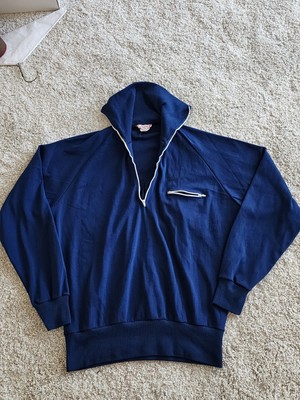 vintage Add On pullover half zip  Turtleneck jacket
